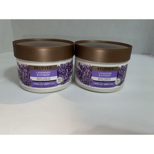 Beloved 10 Oz Lavender & Hyssop Whipped Body Cream With Essential Oils Lot Of 2